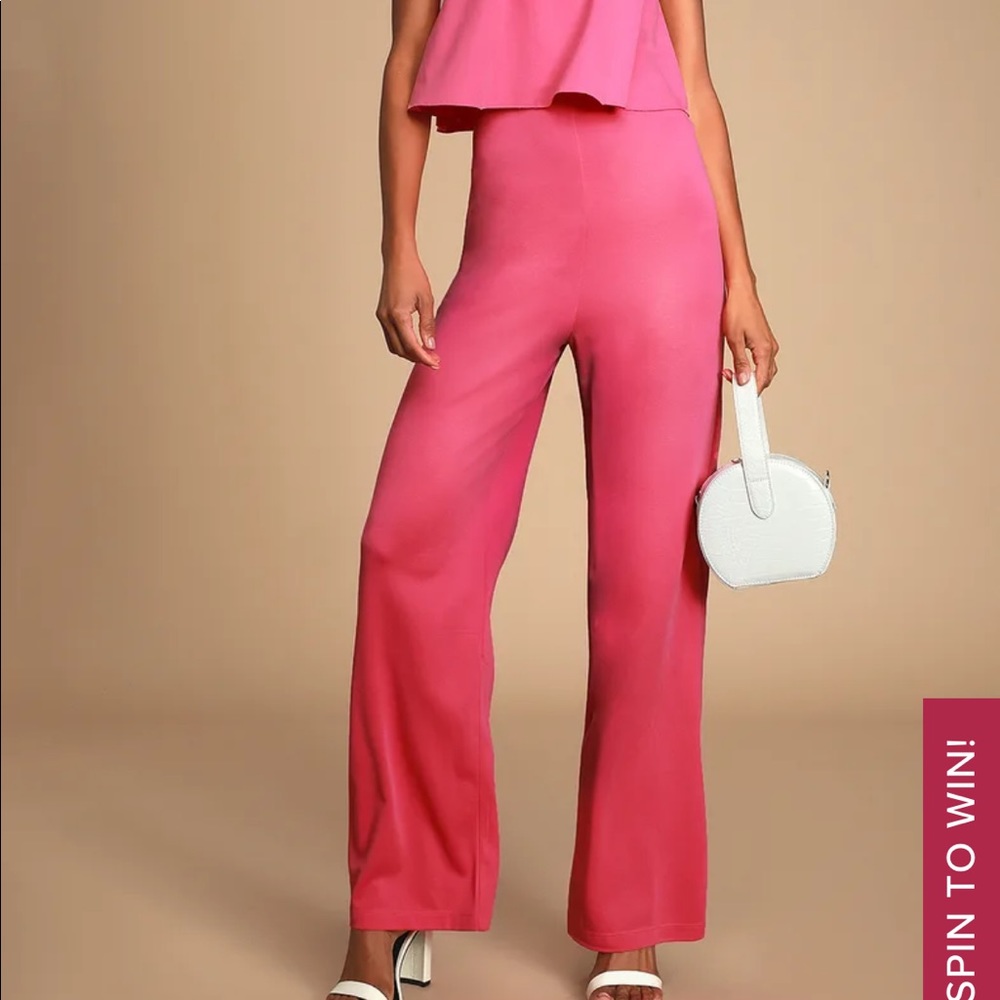 Pink Lulus Jumpsuit - Picture 3 of 6